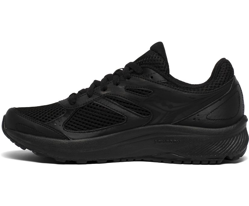 Women's Saucony Cohesion 14 Running Shoes Black / Black | Singapore 091DFMN